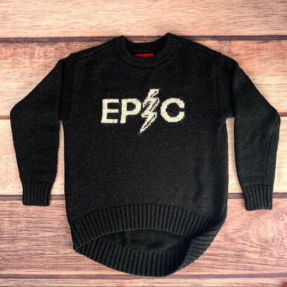 Gap x ED Girls Sweater Size 6-7 Small - Black EPIC - Picture 1 of 3